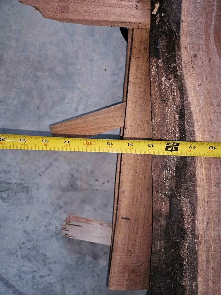 Walnut live edge slabs 1" x 12" x 11 foot - Image 4