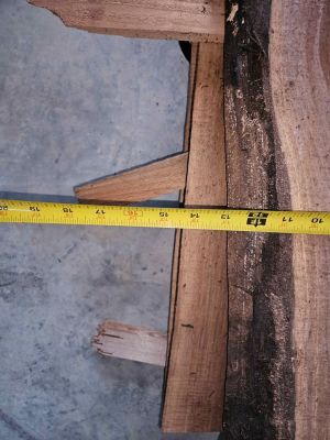 Walnut live edge slabs 1" x 12" x 11 foot