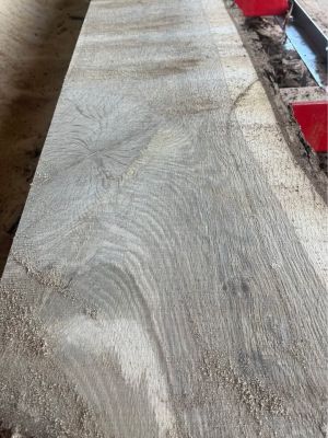 Solid oak mantel piece