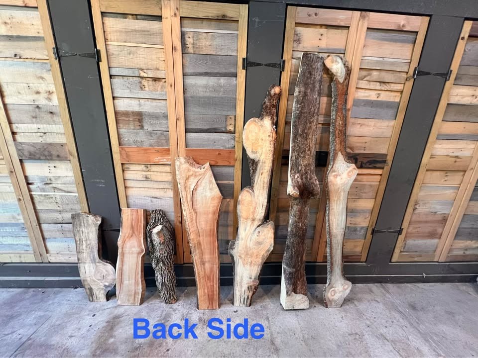 Live edge wood slabs white pine, and poplar 7 PCs for $20 - Image 2