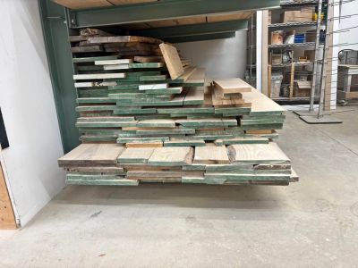 Kilndried fourth-quarter ash lumber