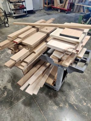 Hardwood Lumber Scraps and Offcuts Lot