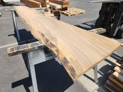 Cool Live Edge Wood Slab 1x22x8.5ft - Great Project Material - Lumber
