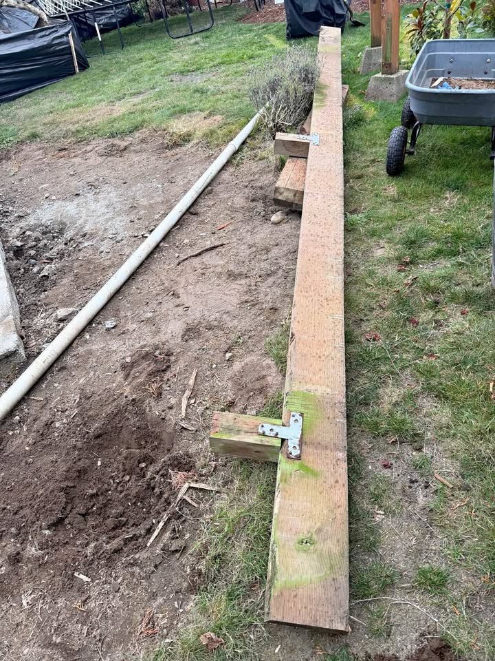 Large Structural pressure treated 16ft 4x8”