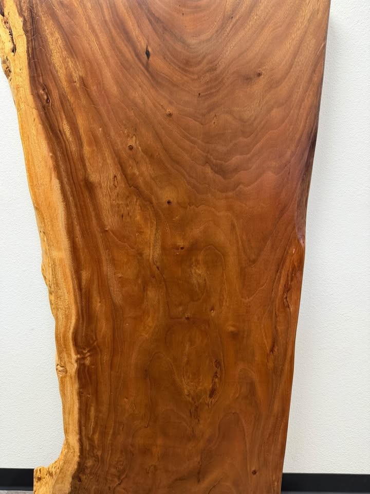 Live Edge Solid Wood Slab | 68.5"L x 34–36"W | Table Top / Desk / Bar Top - Image 2