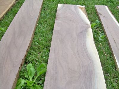 Walnut Lumber Boards Kiln Dried