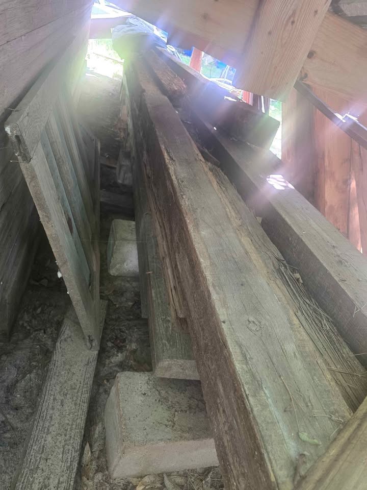 Antique Pine & Oak Large Heavy Beams - Image 2