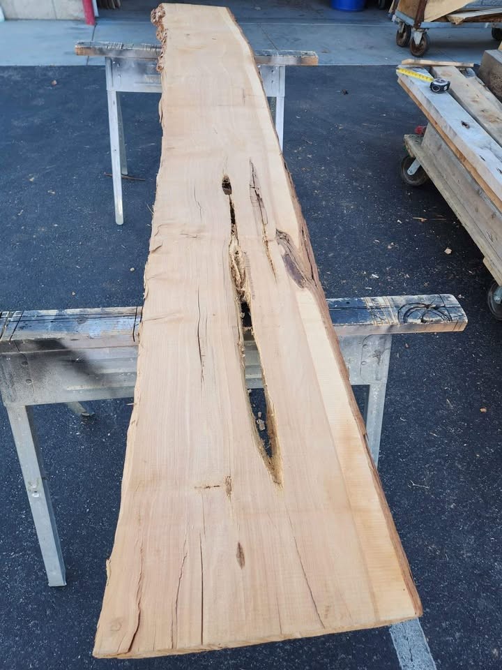 Live Edge Wood Slab - Kiln Dried Juniper - 3x15x9'3" - Great Epoxy Project Material - Image 10