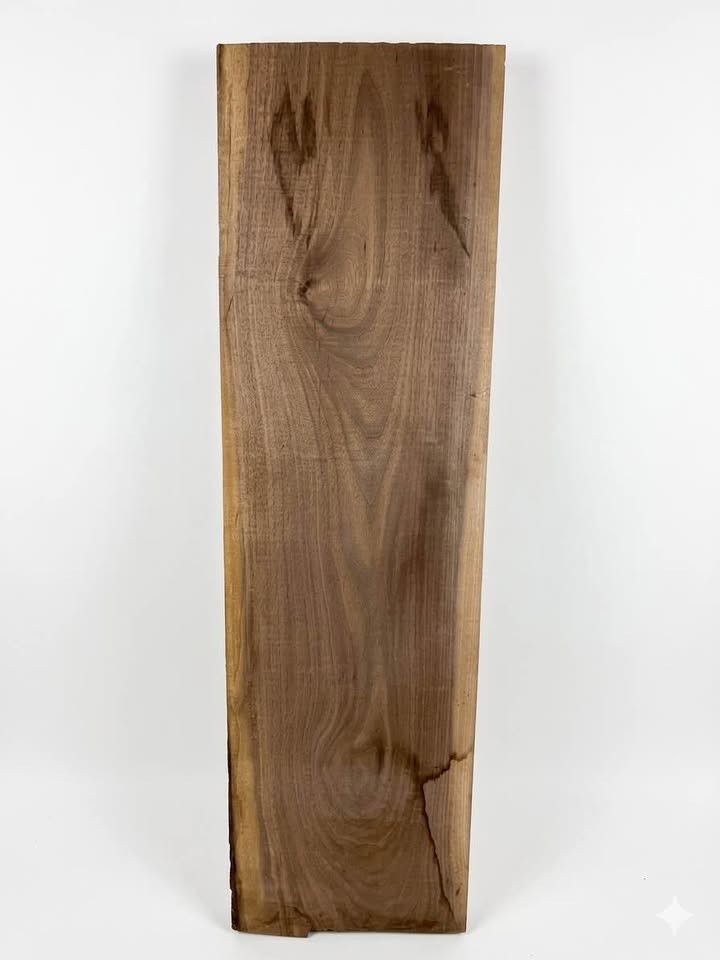 Black Walnut Board / Slab 59.5” Long 17” 1.25” Thick Wide Kiln Dried 8.6% Moisture - Image 2
