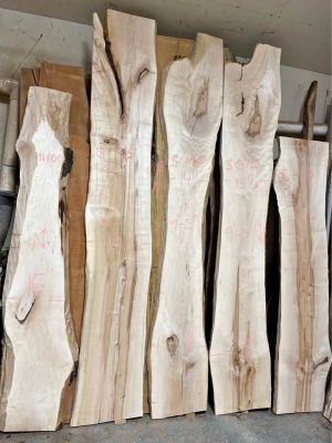 Hard Maple Live Edge Slabs