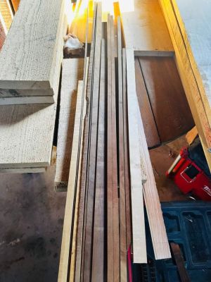 Hardwood bundle Pecky Bolivan walnut (exotic) Black walnut Maple Red oak with alot of scrap cuts