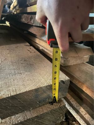 Live edge & rough cut lumber wood boards