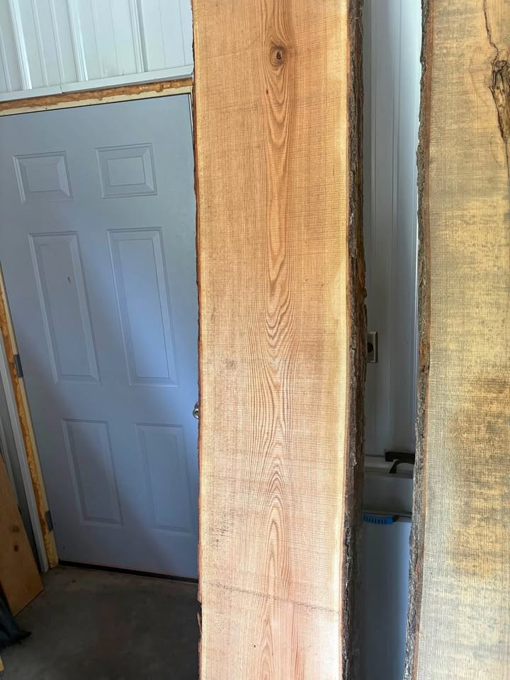 Red Oak rough sawn slabs 2” thick live edge - Image 1