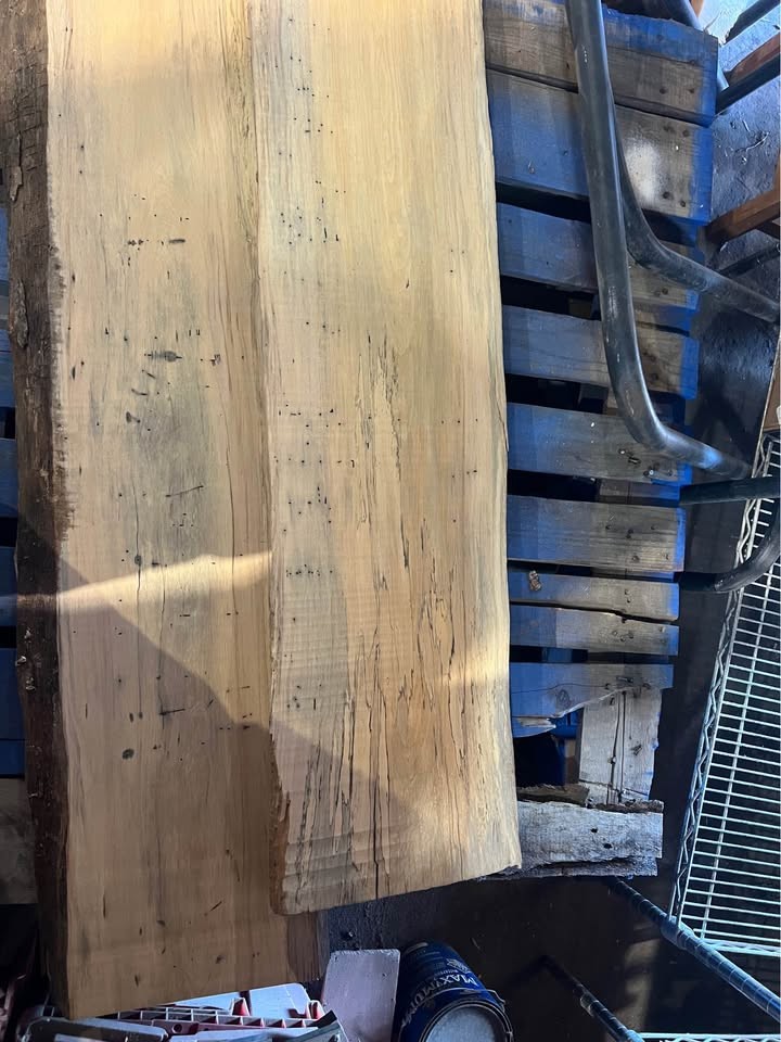 Live Edge Spalted Wamara Wood Slabs - Image 2