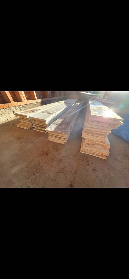NEW- Finished White Pine Wood Wall Planks- $8 Each - Image 4