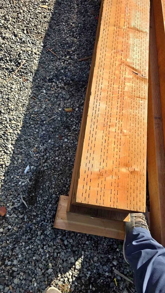 2 beams 6x10by 8 feet long pressure treated - Image 1