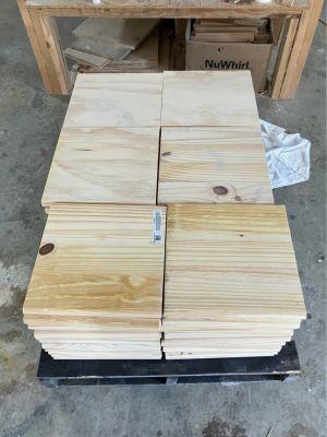 Wood (pine) blanks for craft projects
