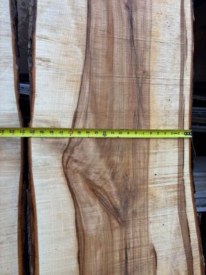 Bookmatched Live Edge Maple Wood Slabs