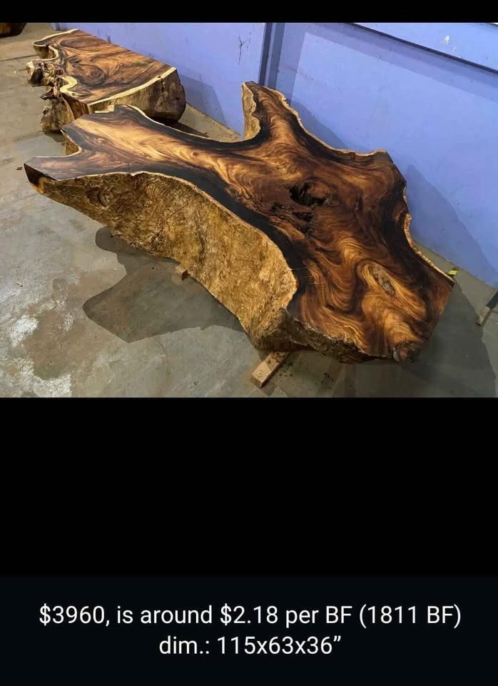 Wood slabs , Vacuum Kiln dried and surfaced flat , 800 fully dried slabs - Image 9