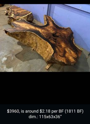 Wood slabs , Vacuum Kiln dried and surfaced flat , 800 fully dried slabs
