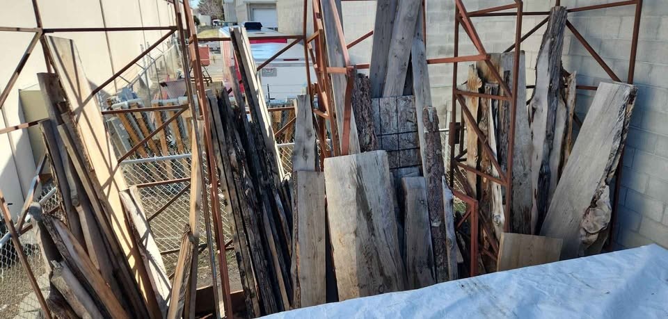 Project Wood Slab 2x22x4'6" Live Edge Lumber - Image 6