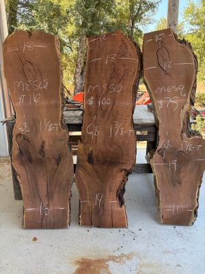 Live edge boards, slabs dry and ready for your project. Mesquite, black walnut, elm and more.