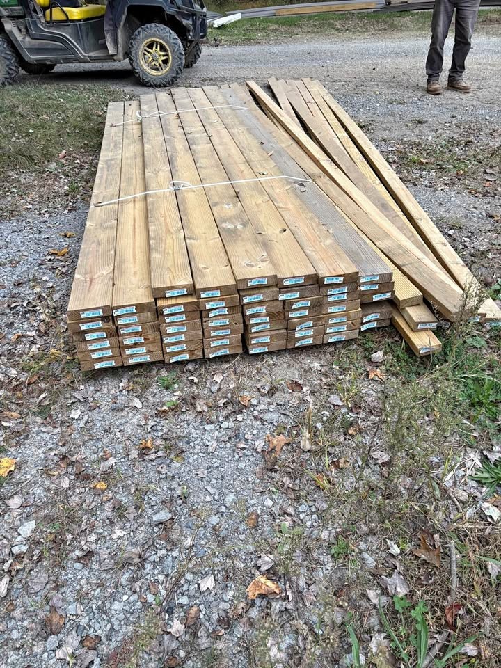 (53) Treated bunk 2x6x12 - Image 1