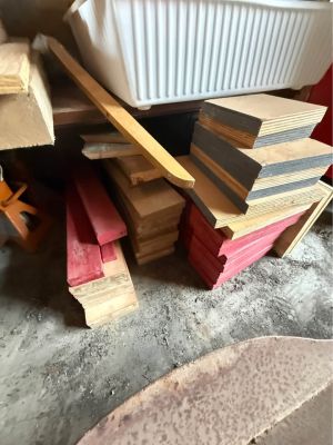 Assorted hard Wood and lumber for woodworking