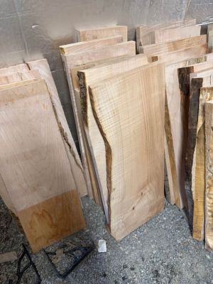 Lots of 55 figured maple cut offs