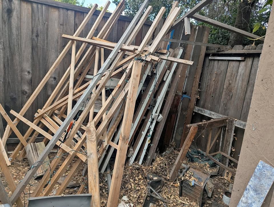 Scrap Lumber and Reclaimed Wood Pile - Image 1