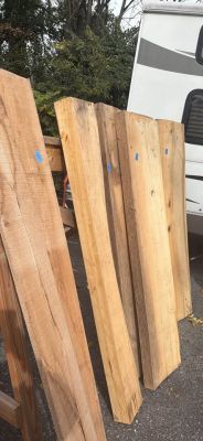 Timber and slabs oak, maple, poplar