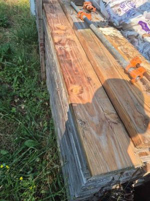 Stack of 2x6×8 Wood Lumber