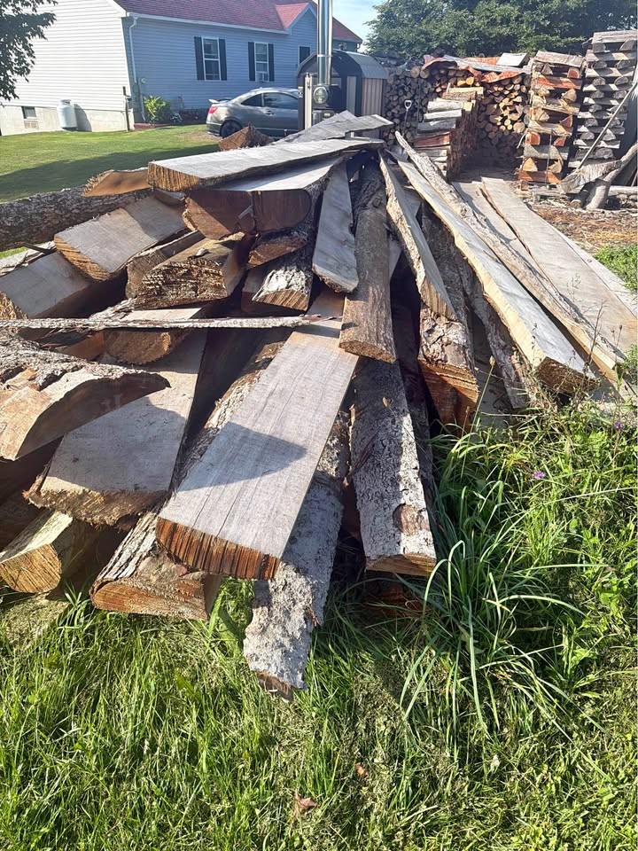 Rough Cut Lumber Slabs Lot - Image 1
