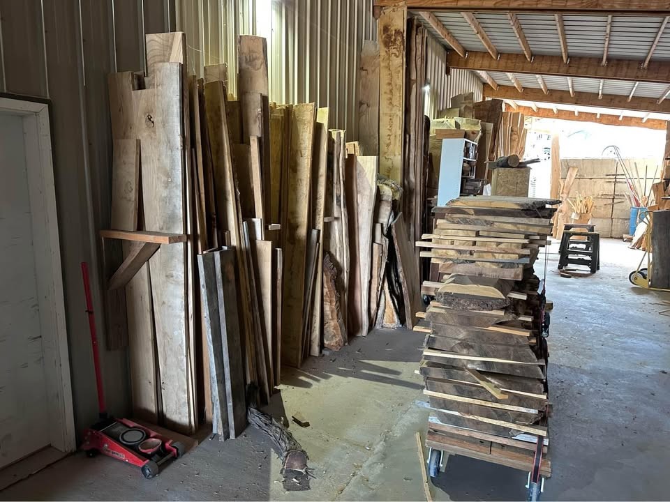 LIVE EDGE WOOD SLABS OAK, ELM, WALNUT, MAPLE, KILN DRYING - Image 7