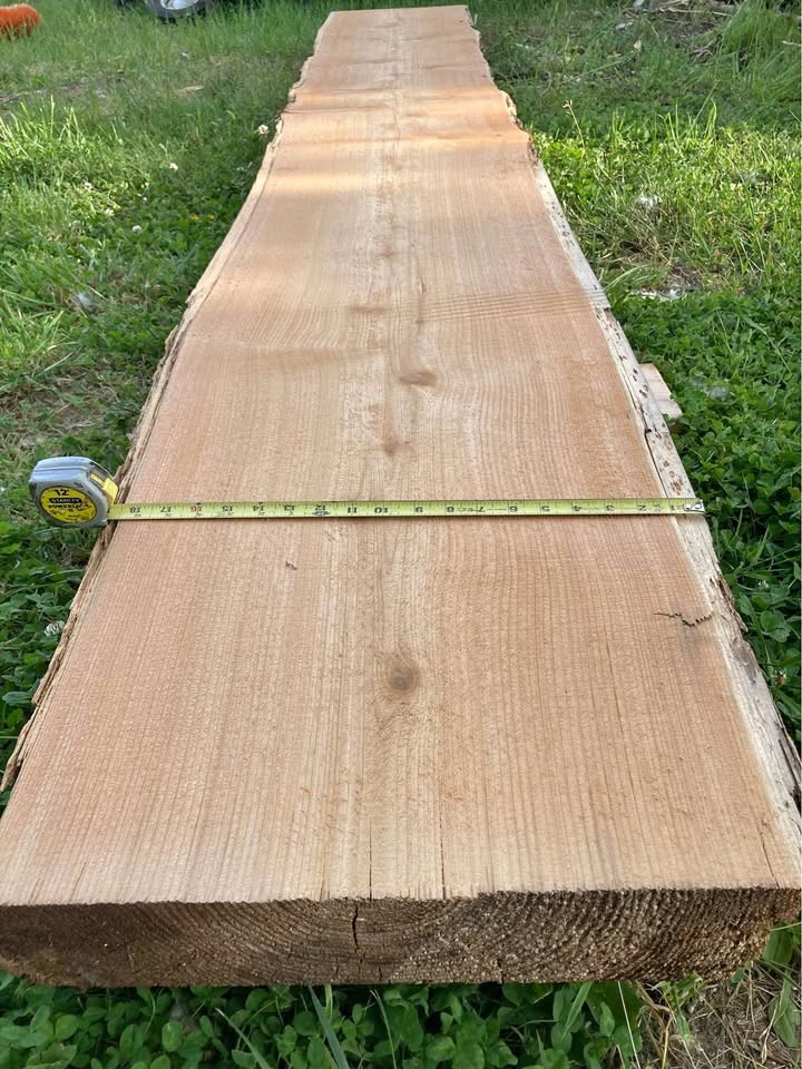Cedar slab 3.5”x12’