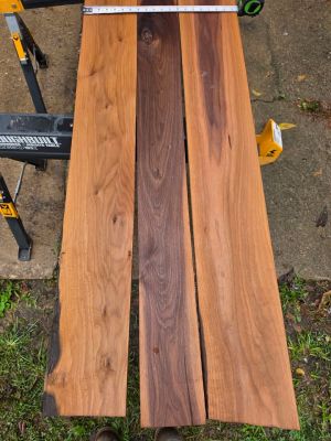 3 Walnut boards roughly 7ft long $51 total - Pickup in Mount Vernon Ohio