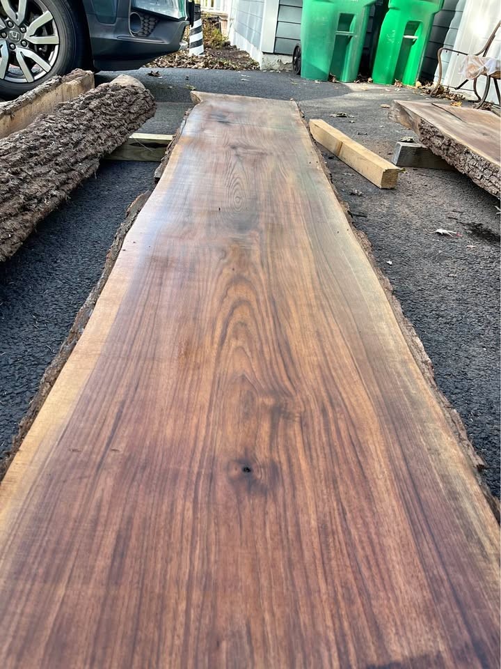 Black Walnut Live Edge Slab