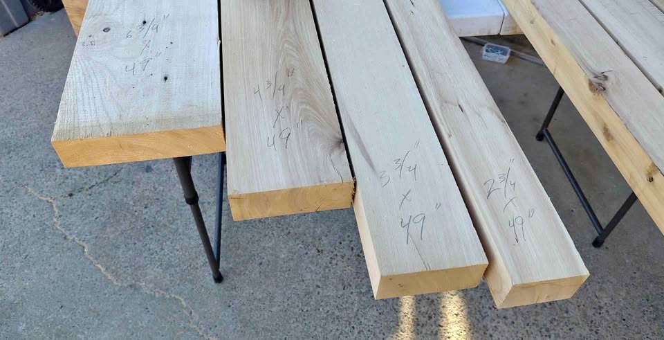 Kiln dried rough cut elm shorts - Image 1