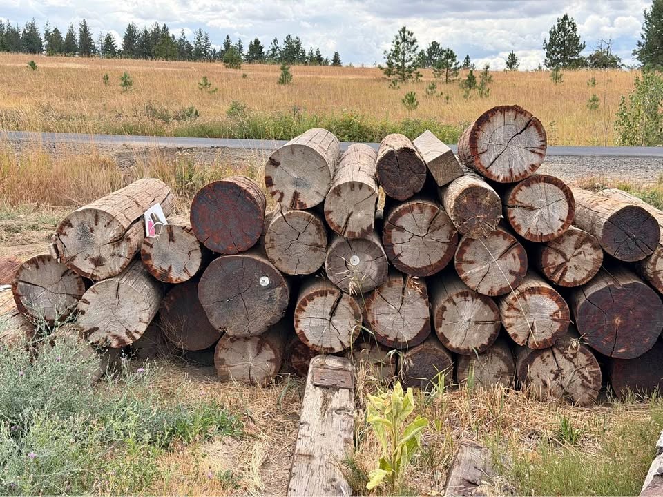 Poles and Railroad Ties - Image 1