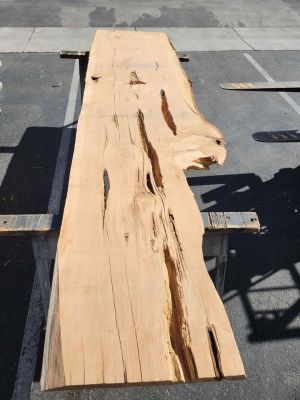 Great Character 9'4" Juniper 3" Thick Slab - Epoxy Project Wood Mantel Table Bartop