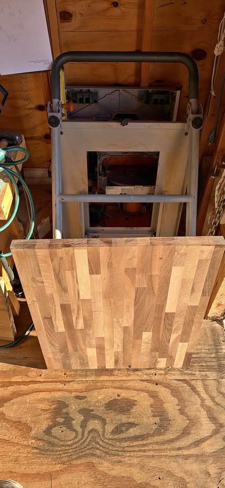 Walnut Butcher Block Wood Slab - Image 1