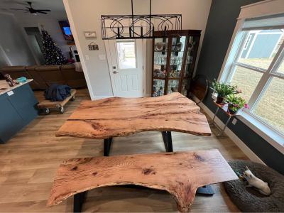 Kiln Dried Slabs White/Red/Black Post Oak, Sweet Gum Locally Milled Project Ready Bundle Discounts