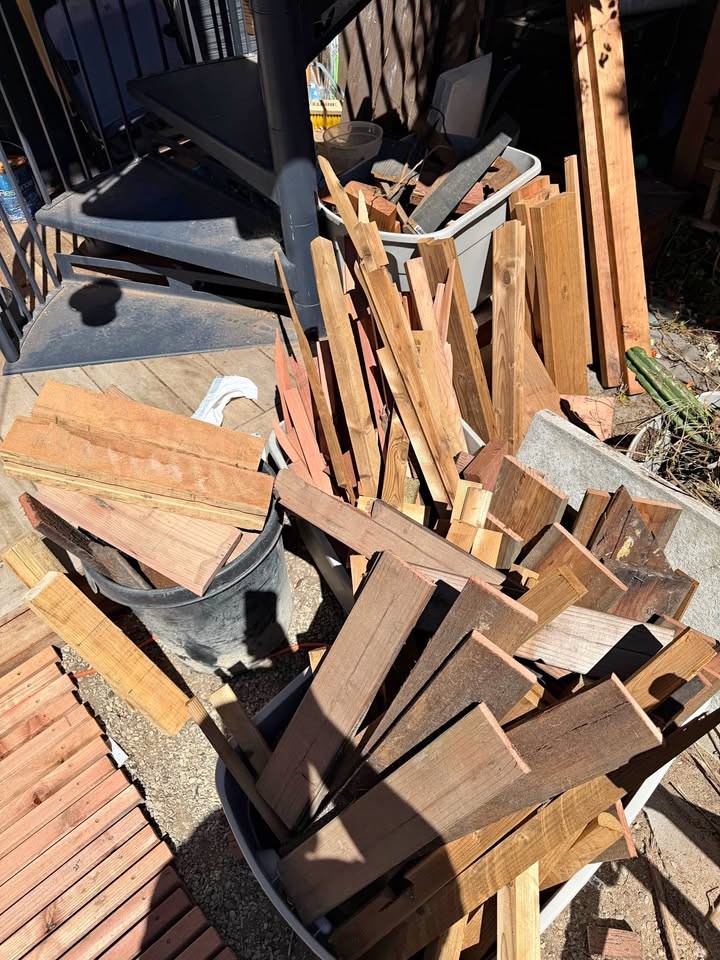 Assorted Scrap Wood Pieces
