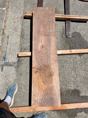 Extremely Figured Bastogne Walnut Slab