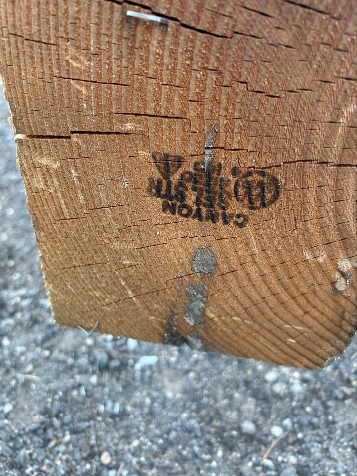 Solid wooden beam 7 x 11 20 feet long - Image 4