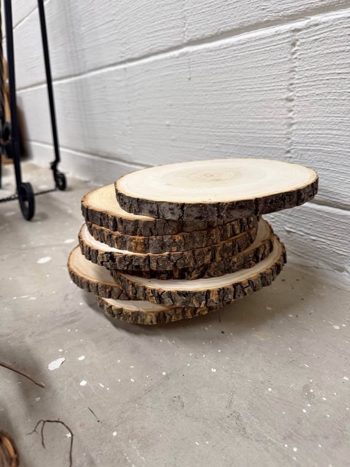5 wooden slabs