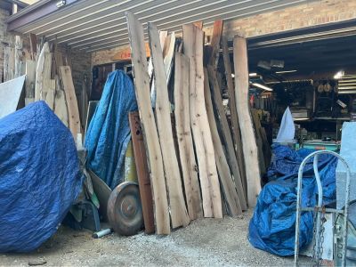 LIVE EDGE BOARDS FRESH OFF THE OVERSIZE PLANER