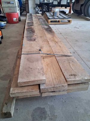 Rough Cut Lumber Planks