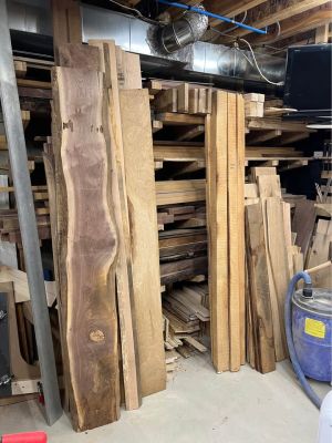 WOOD - Walnut, Oak, Poplar, Maple, Alder, Sapele rough cut lumber