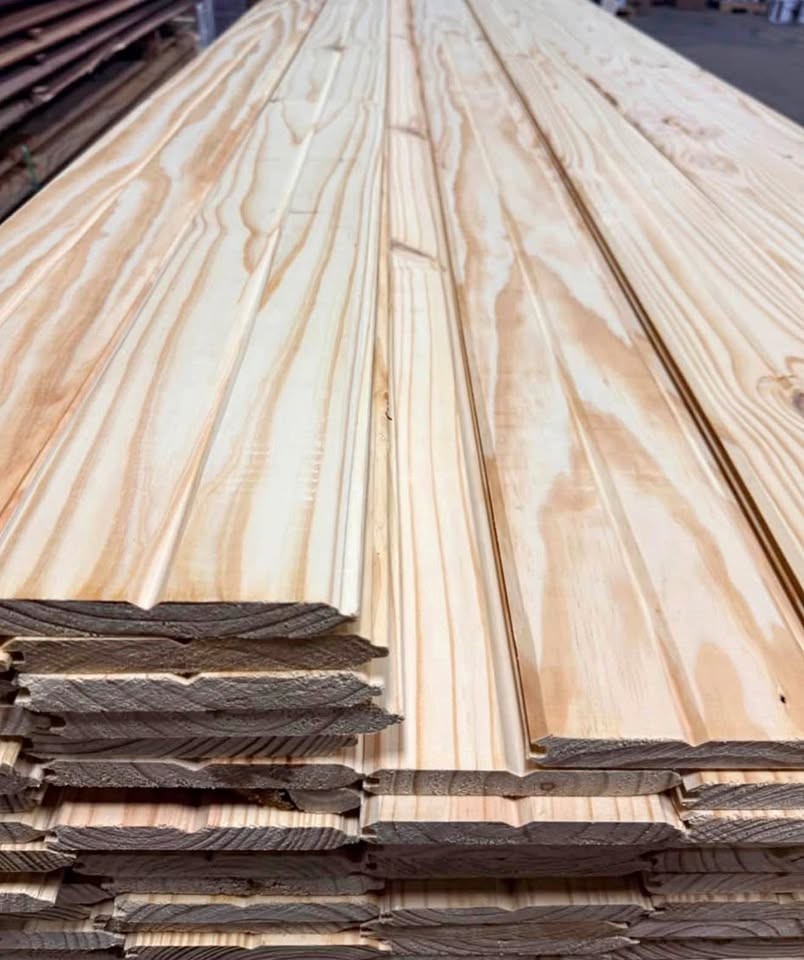 1x6x12’ Yellow Pine Tongue and Groove
